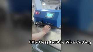 SDCM-500 Máquina de corte de bobinas de arame duplo