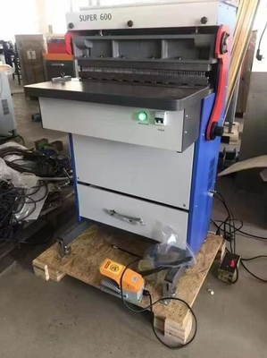 Super 600 Notebook Book Calender Paper Hole Punch Puncher Machine Double Loop Wire O Closing Closer Machine Equipment
