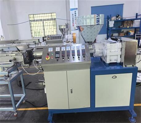 Good Price Two Heads Rewinding PVC Plastic Filament Extruder Plastic PVC Filament Extruding Machine