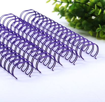 Colorful 7.9mm Metal Spiral Binding , Electroplated Metal Spiral Binding Coils