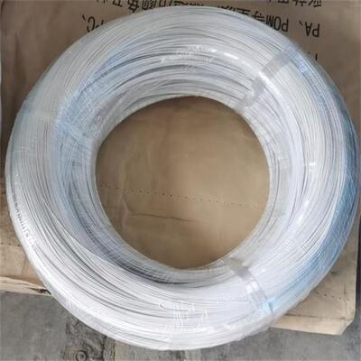 Fio de sutiã branco 0,8 mm 0,9 mm de alta qualidade por atacado com revestimento de nylon para sutiã e maiô